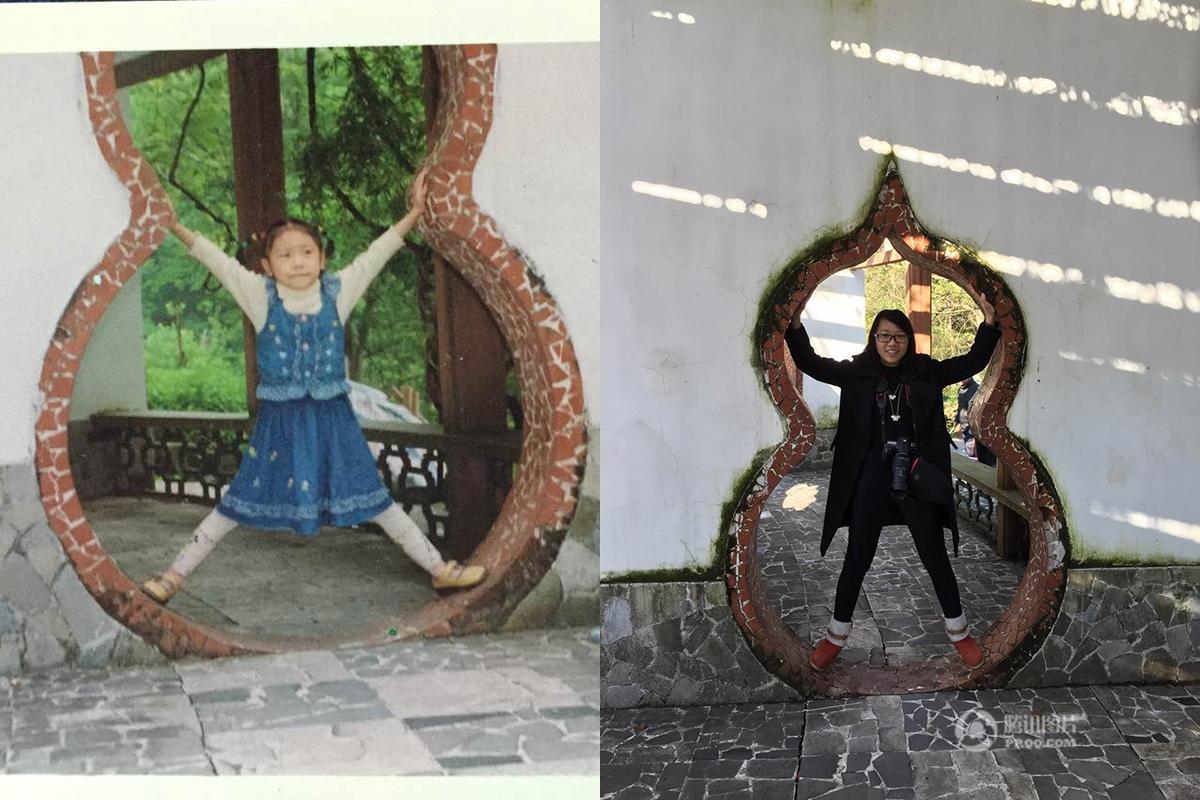 网友晒童年对比照:时间都去哪儿了(高清多图)