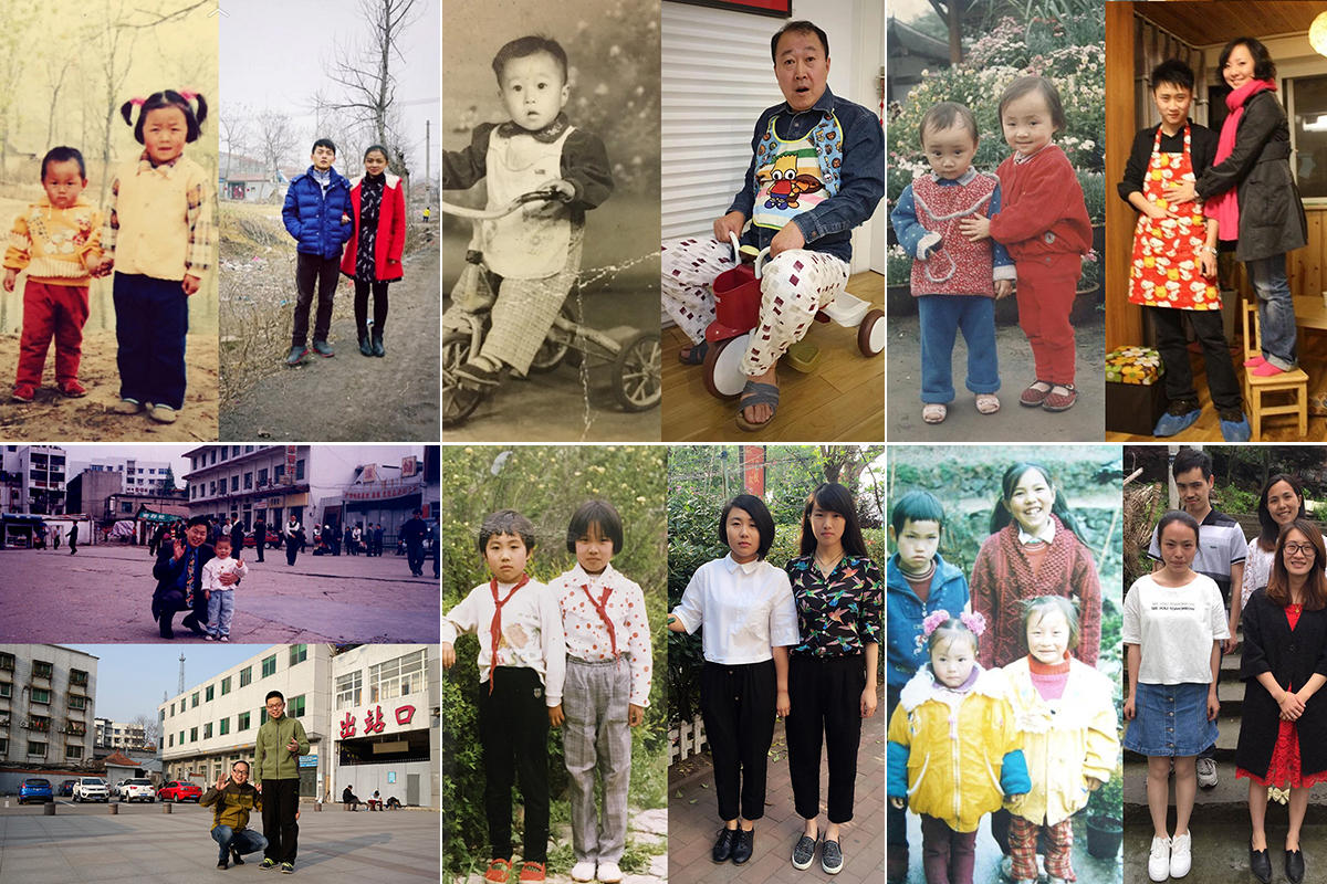 网友晒童年对比照:时间都去哪儿了(高清多图)