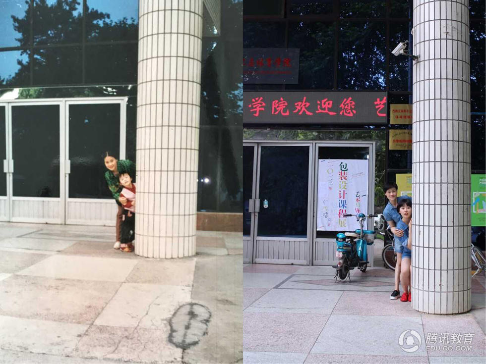 高校女生晒对比照诠释什么叫真正母校(高清组图)