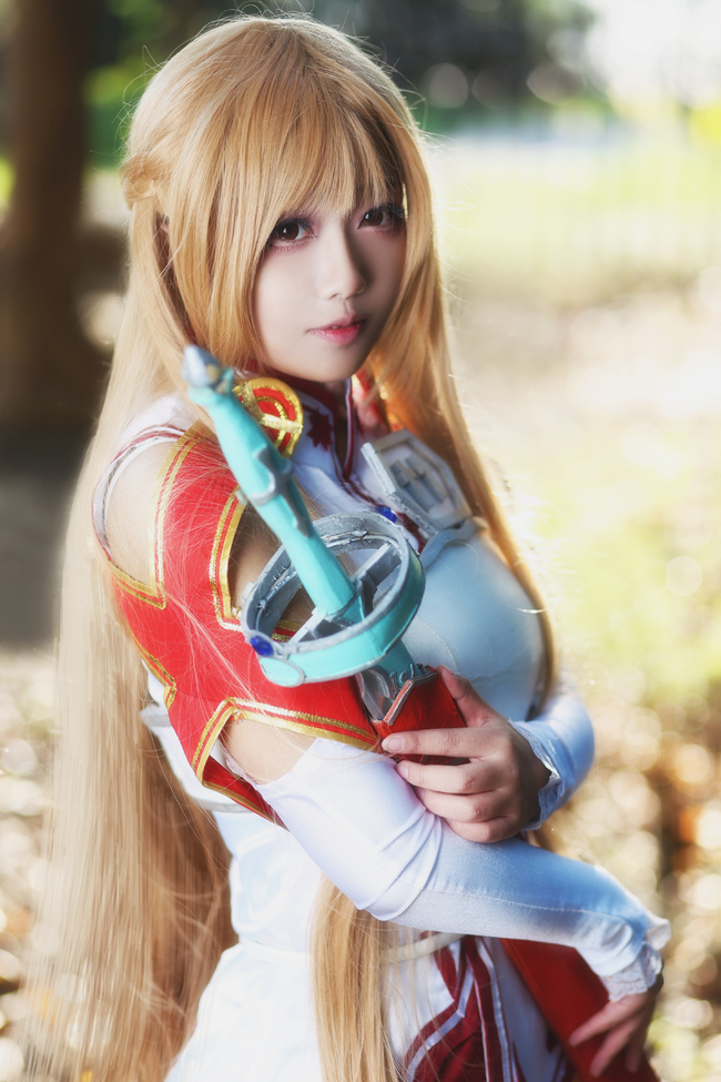 永恒的女神《刀剑神域》亚丝娜cos