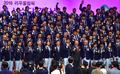 高清：韩国代表团举办出征仪式 目标奖牌榜前十