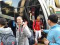 中国花游队抵达圣保罗 战斗团队有颜有料(图)