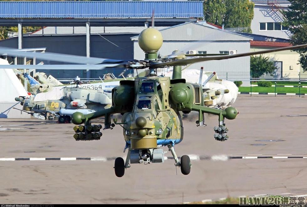 组图:俄罗斯米-28nm武装直升机首飞成功