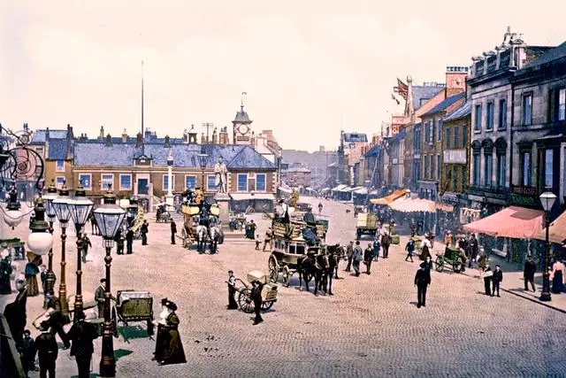十九世纪末的英国街景