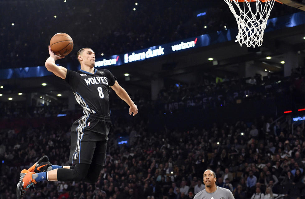 nba扣篮王拉文与戈登精彩瞬间