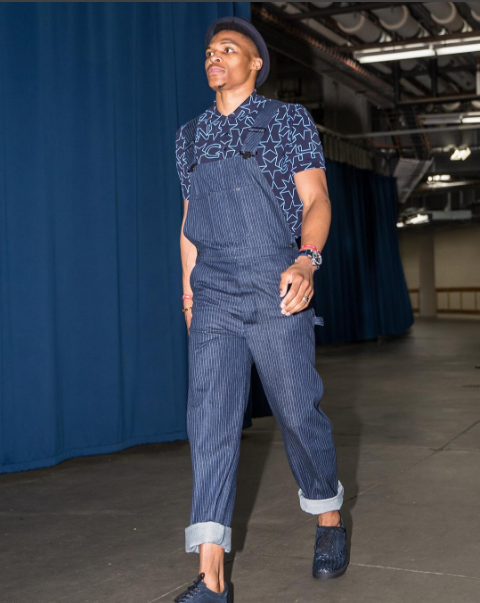 时装周的常客 NBA潮男韦斯布鲁克的时尚大片