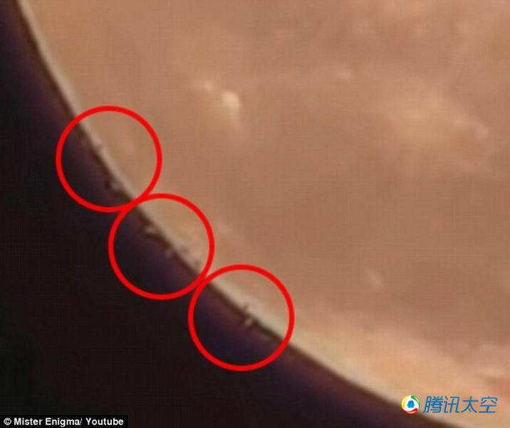 图像显示“数百艘UFO”从月球表面起飞 (组图)