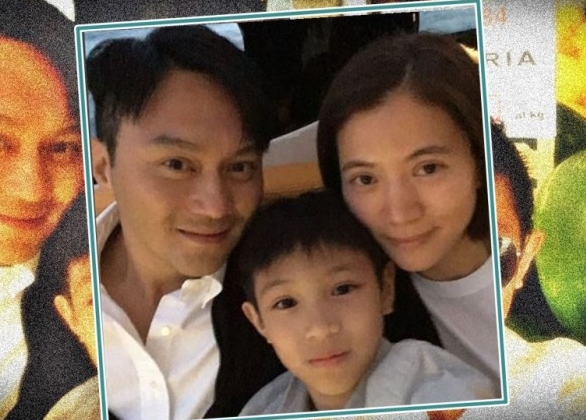 组图:张智霖一家三口夜轧马路 袁咏仪飘孕味
