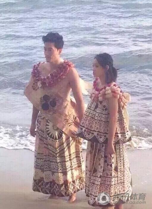 刘翔吴莎被曝秘密完婚 在斐济办特色婚礼 (组图)