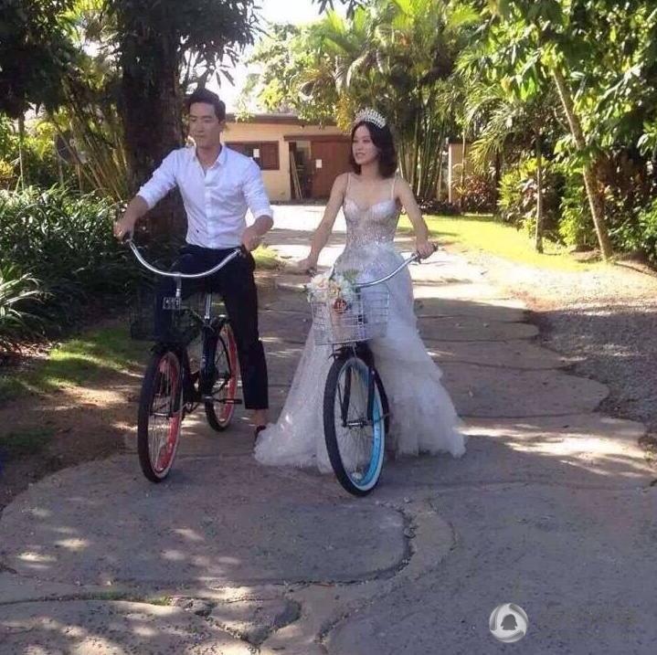 刘翔吴莎被曝秘密完婚 在斐济办特色婚礼 (组图)