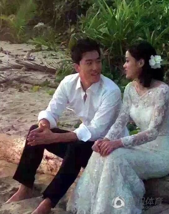 刘翔吴莎被曝秘密完婚 在斐济办特色婚礼 (组图)