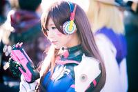 乳量犯规啊！日本美少女cos《守望先锋》D.Va