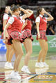 高清：韩篮球宝贝扮中学生 短格子裙尽显美腿