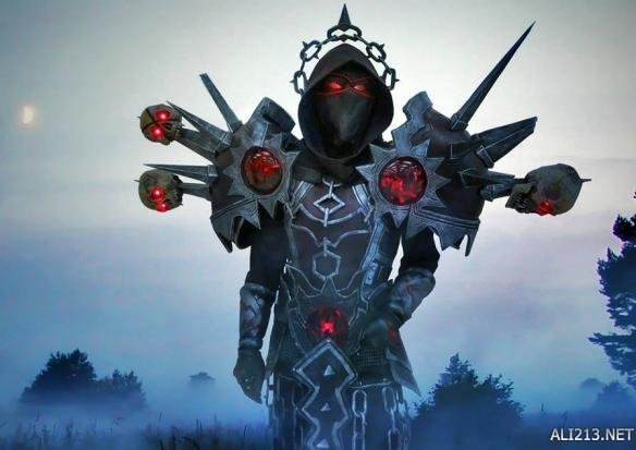 《魔兽世界》玩家术士T5套装COS 道具精良自带魅魔[1]- 中国日报网