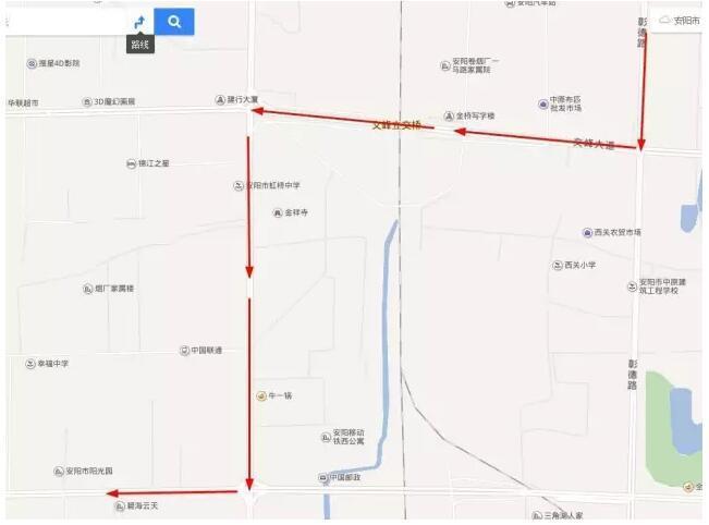 安阳1路公交车路线图,安阳22路公交车路线图 安阳多条公交线路调整 调整后将暂停1路支线
