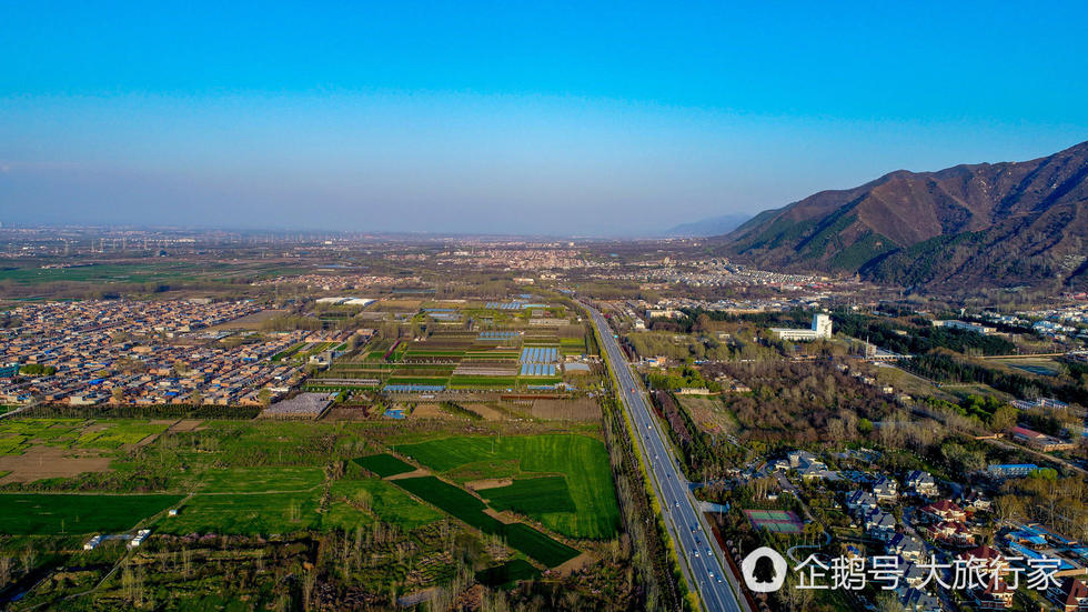 秦岭脚下的风景线 春日航拍户县环山路美景