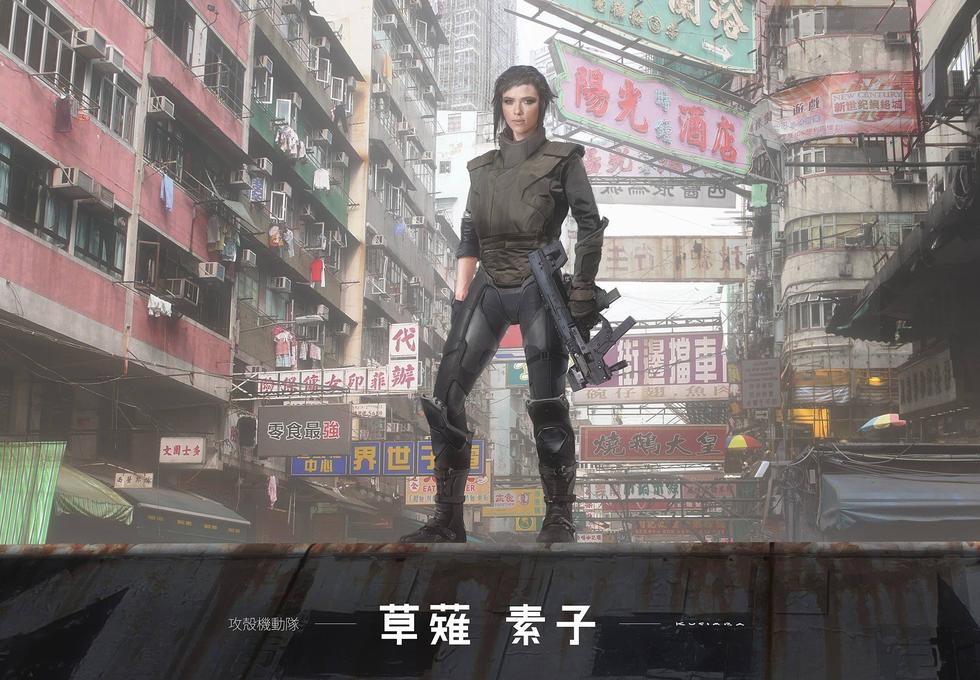 《攻壳机动队》概念原画精选 这样的寡姐见过么