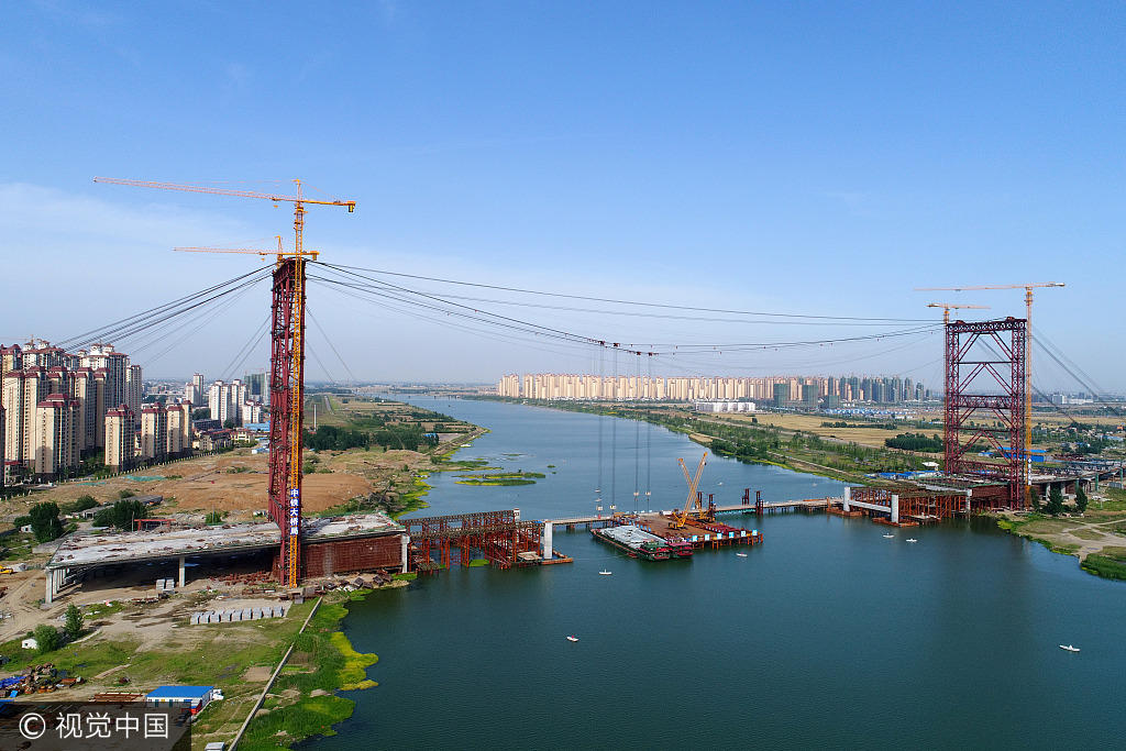 襄阳市正在建设苏岭山大桥 全长达1.945公里