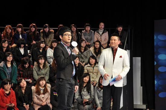 湖北经视大型职场真人秀节目《天生我才》现场