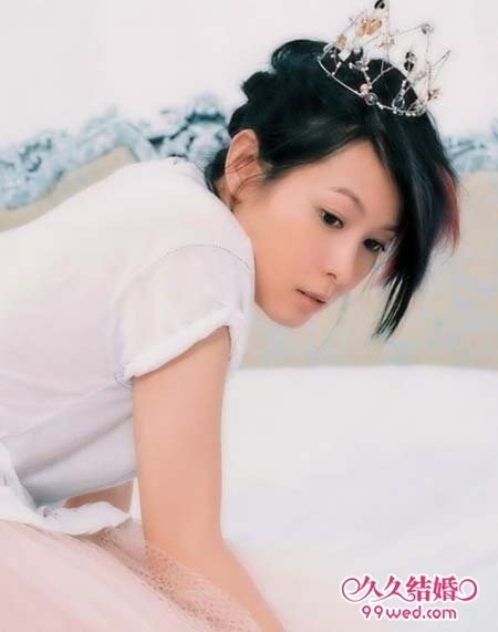 奶茶刘若英婚纱照 黄金<em>剩女</em>终<em>嫁人</em>_腾讯大秦网