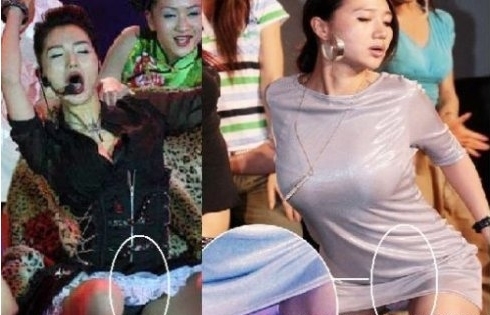 组图:娱乐圈各路女星 令人喷血走光招式大pk