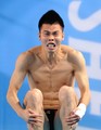 组图：大运男子十米台 中国选手吴军摘金