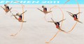 组图：大运艺术体操 中国队夺得集体全能冠军