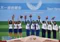 高清：大运女子50米步枪三姿团体 中国队夺冠
