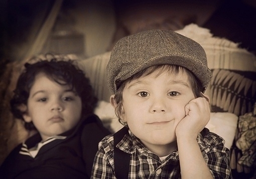 萌翻你!小正太小萝莉清新萌照大盘点