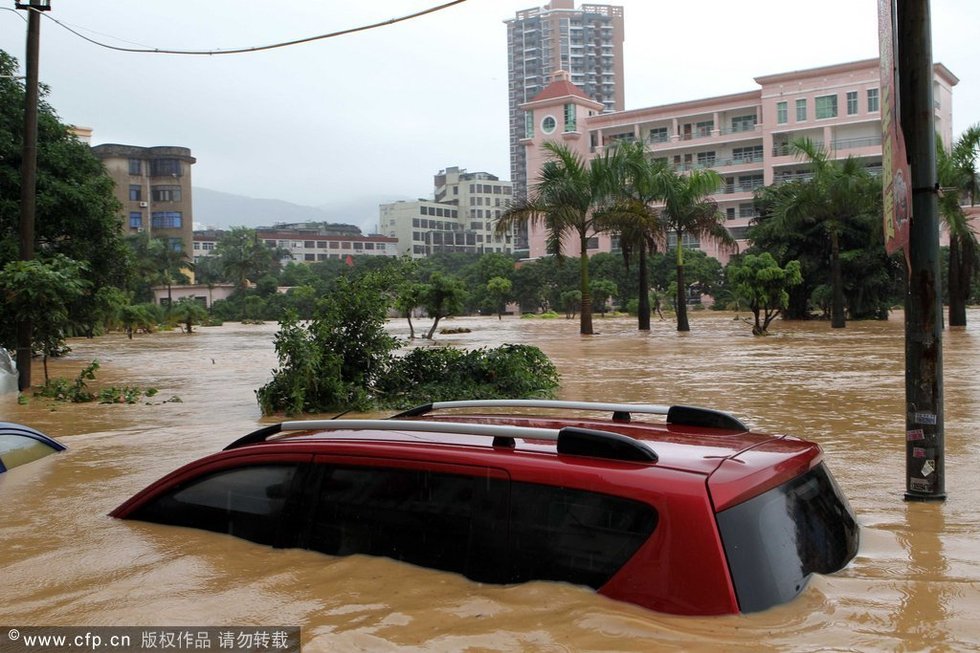 福建莆田遭百年一遇暴雨