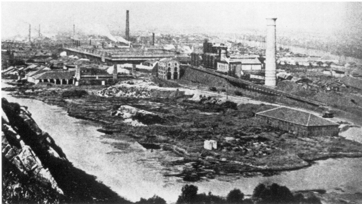 1906年的汉阳铁厂(重钢前身)