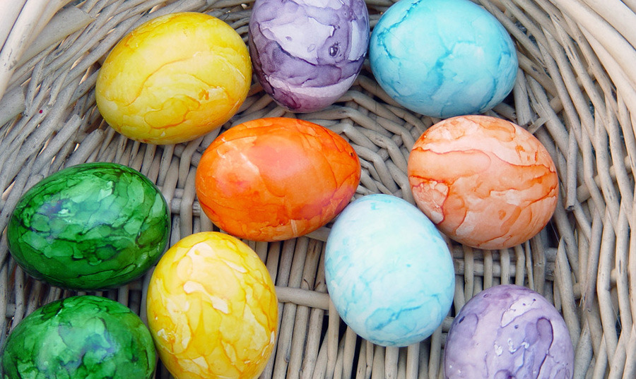 鸡蛋也疯狂:色彩斑斓彩绘鸡蛋_热门新闻_腾讯