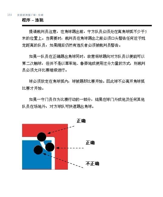 室内五人制足球竞赛规则诠释及裁判员指南