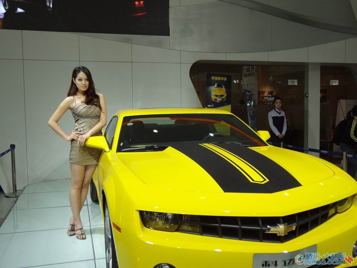 武汉国际车展+雪佛兰展台车模