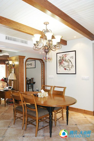 都市里的悠闲生活 160平美式乡村混搭家