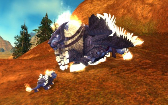 东方网-东方游戏-暴雪商城开卖超萌宠物火焰猫