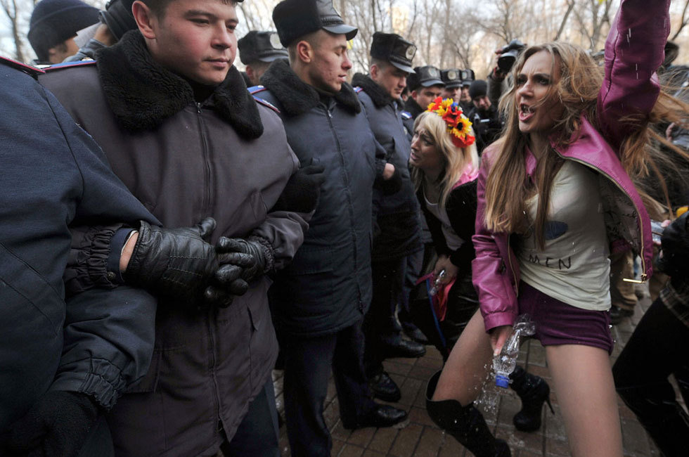 乌克兰女权组织femen