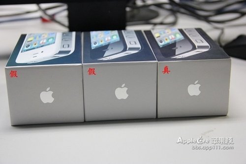 iphone4手机盒子真假大鉴别图文版