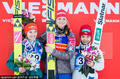 高清：跳台滑雪世界杯柳布诺站：挪威选手获冠军