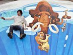 组图:逼真的三维立体画艺术 让你走进虚幻