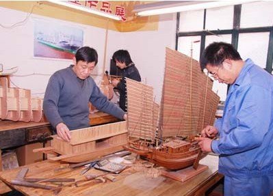 能工巧匠造古船 精彩演绎船文化