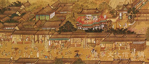 明 仇英《清明上河图卷》(局部)