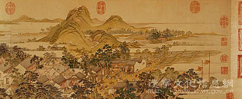 清代徐扬《姑苏繁华图卷》(局部) 以上图片来自辽宁省人民政府网站
