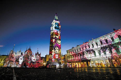 流光溢彩光影秀世博夜景艺术美(图)