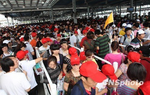 High temperature generated by the Garden enthusiasm for Shanghai Expo visitors exceed 30 million