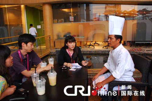 印尼馆员工盛赞世博:要让印尼美食走进中国