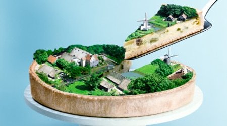 Samodostatnost pametna kuća ekološka zgrada izgleda gotovo daleka