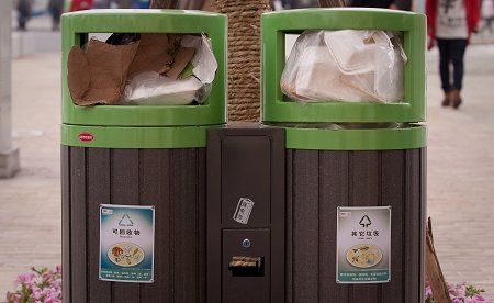 世博园将增1200个垃圾桶 按颜色标注清理级别