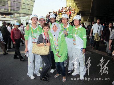 沙特馆举办志愿者无国界主题激励日活动