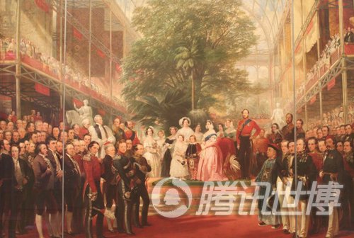 首届世博会开幕式油画定格的永恒记忆(组图)